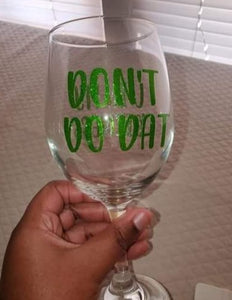 Personalized Wine Glass