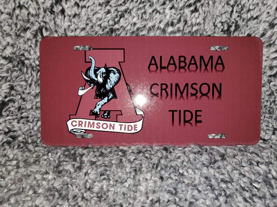 Sublimated License Plate