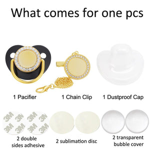 Blank Sublimation Bling Pacifier